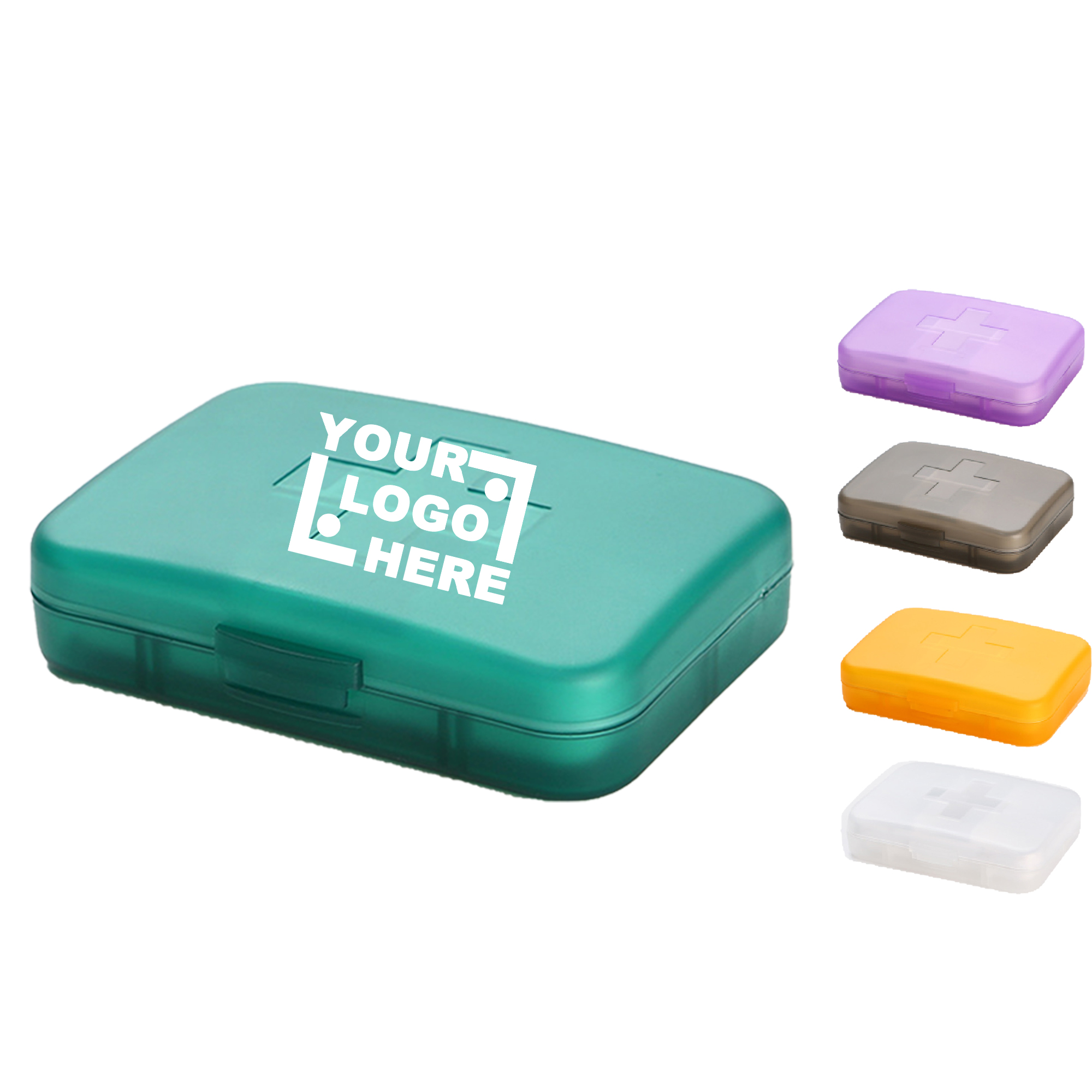 Six-Section Cross-Shaped Pill Case 2