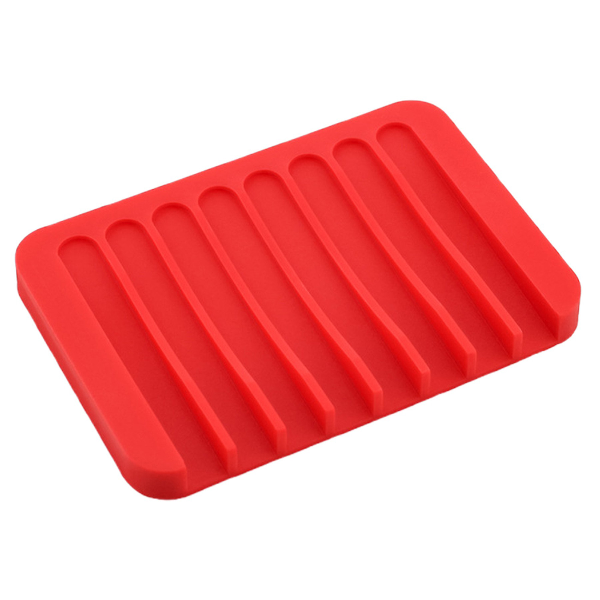 Silicone Bathroom Soap Shelving Saver Holder 6