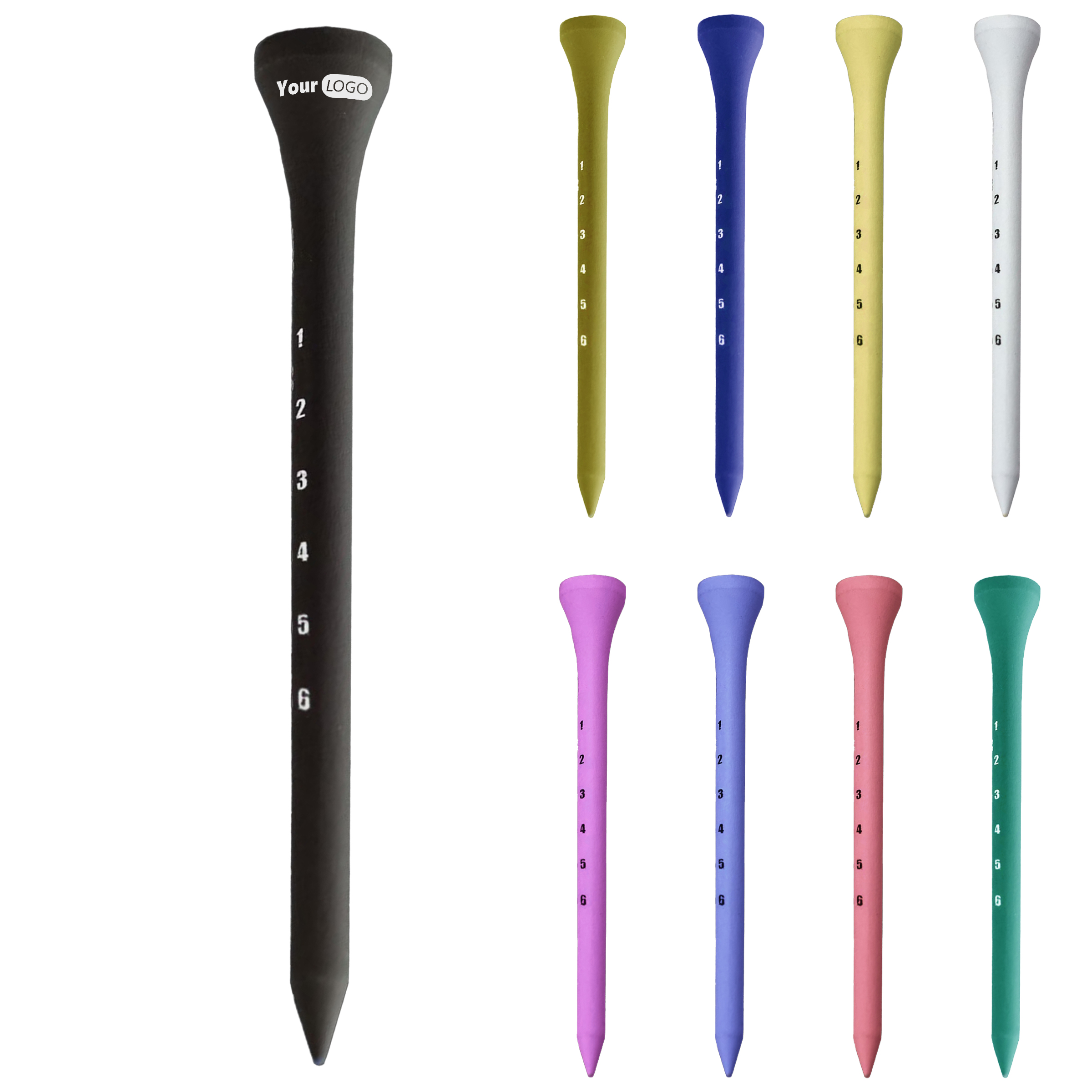 Wood Eco-Friendly Custom Golf Tees 3