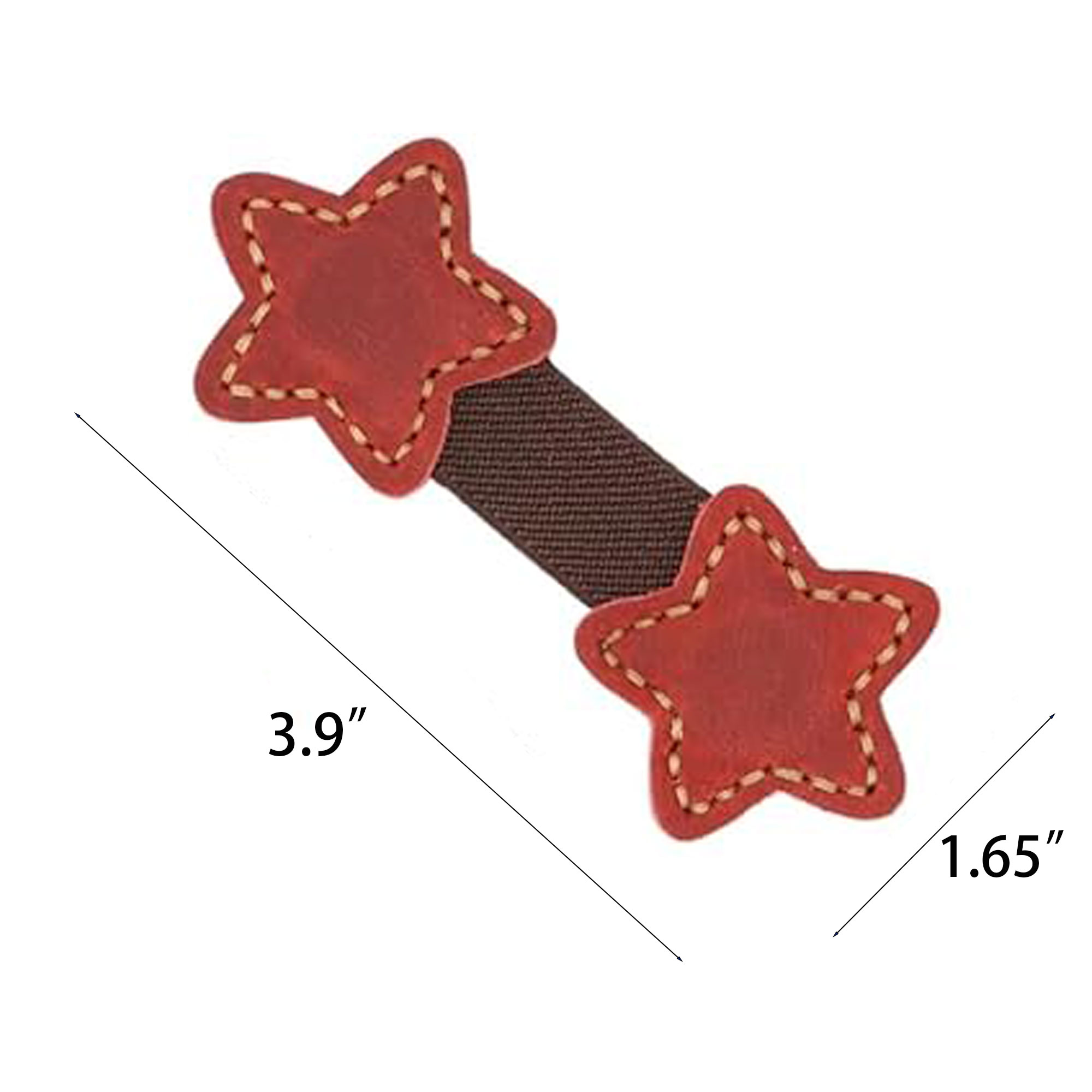 Magnetic Star Leather Bookmark 2