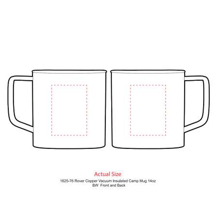 Rover Copper Vac Camp Mug 14oz – Powder coated 29
