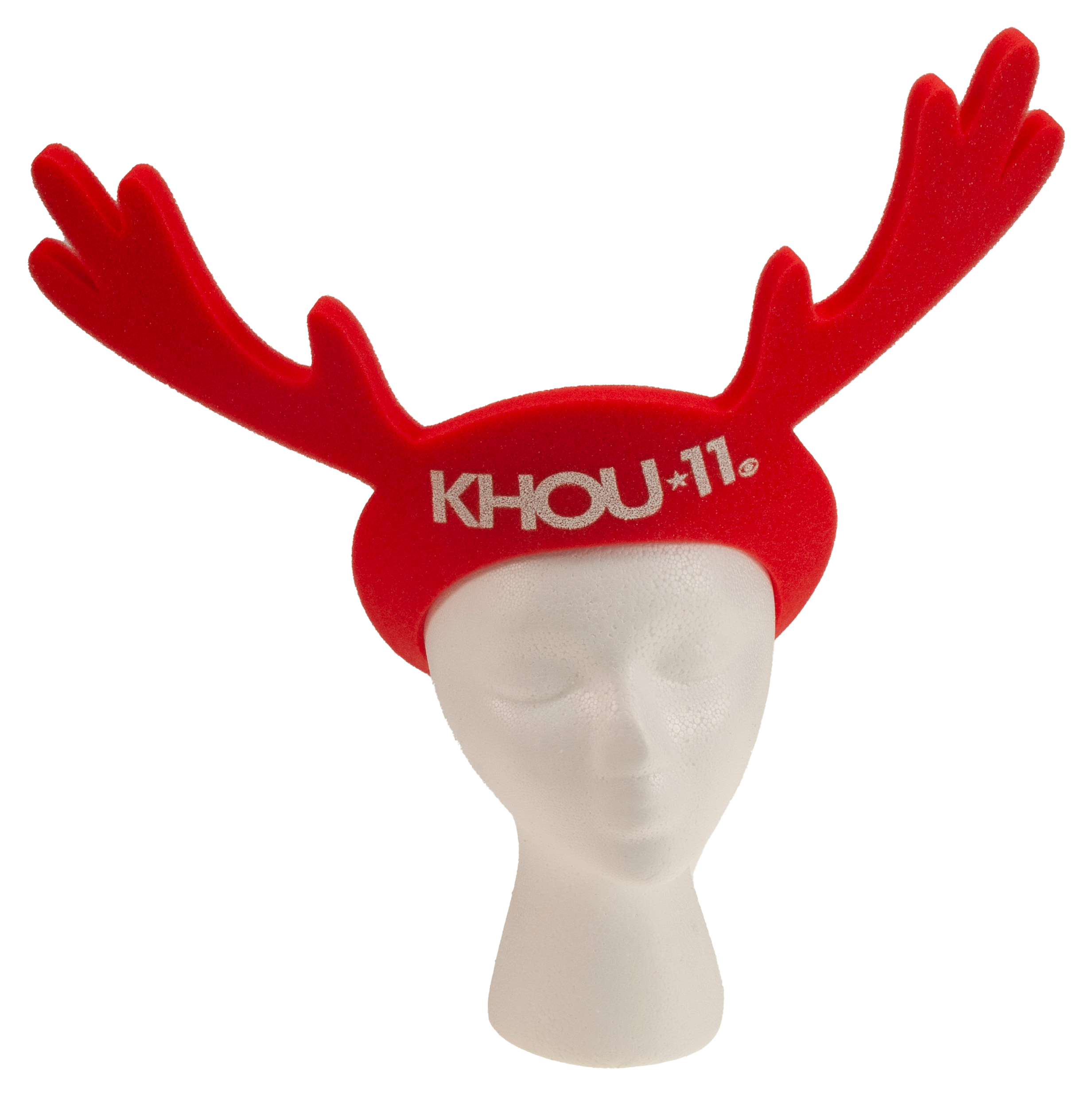 18" Foam Reindeer Antlers Visor 13
