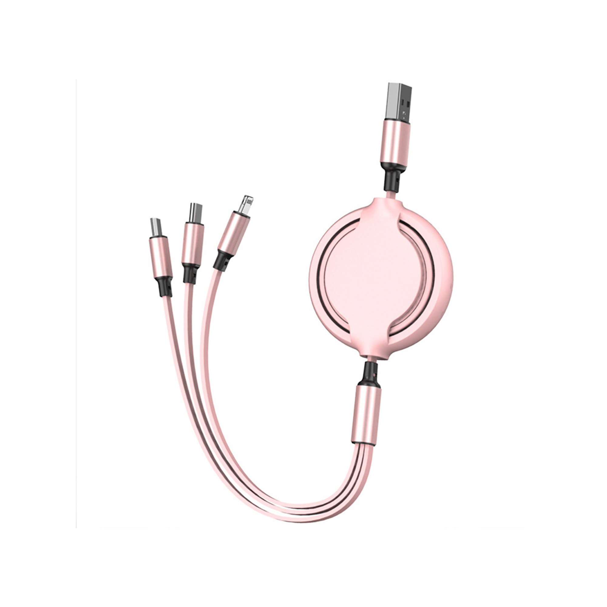 Retractable Multi Connector Charging Cable 10