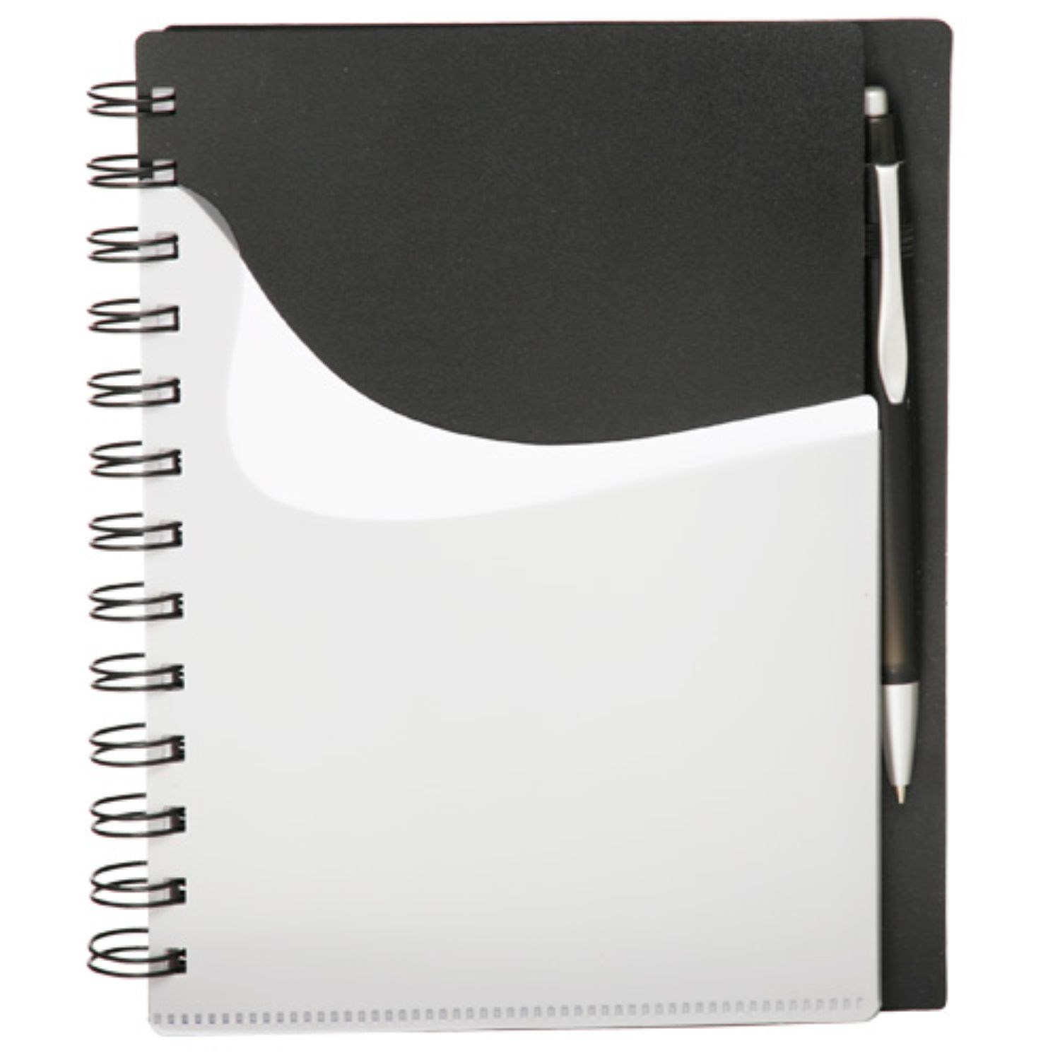 Kraft Paper Cover Spiral Notebook with Matching Pens 7