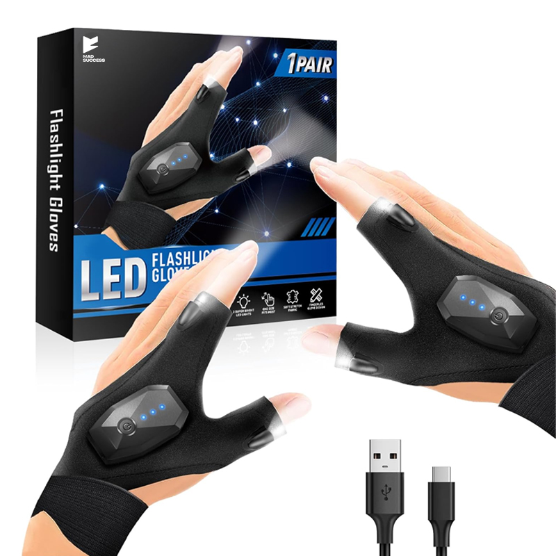 USB Flashlight Gloves 2