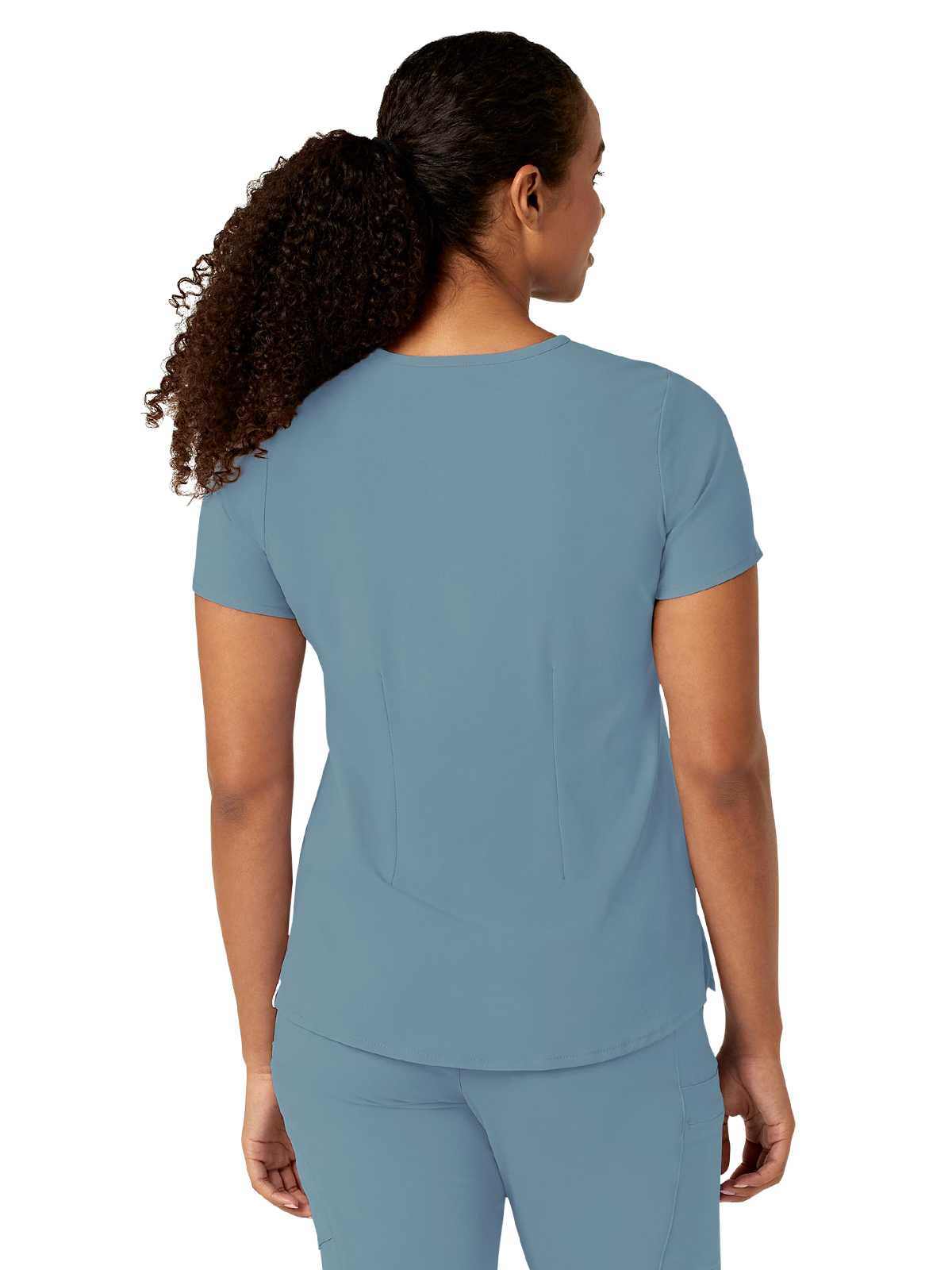 Renew Women's One-Pocket Mandarin Collar Tuck-In Top