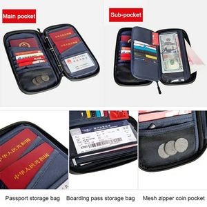 Multi-functional travel wallet passport holder 2