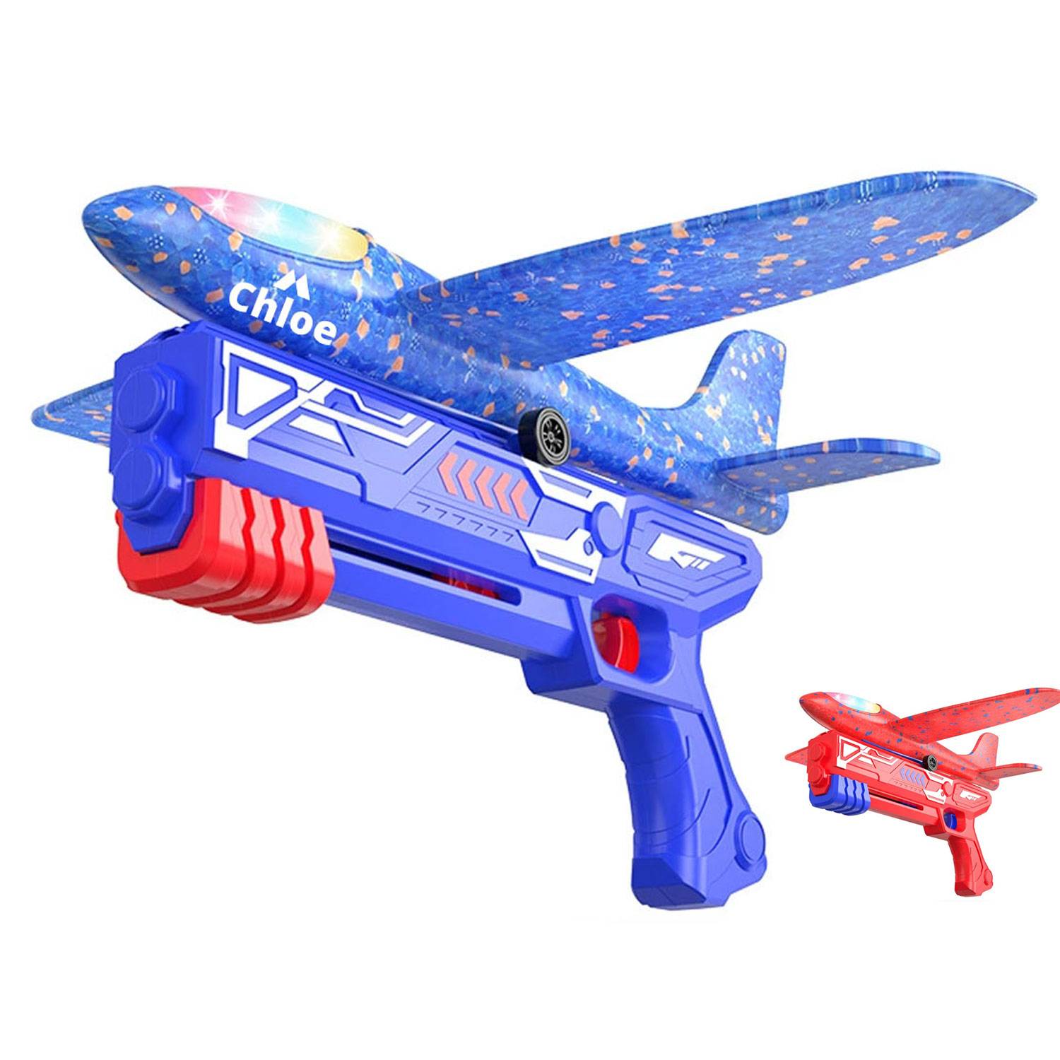 Kids Airplane Launcher Glider Toy 2