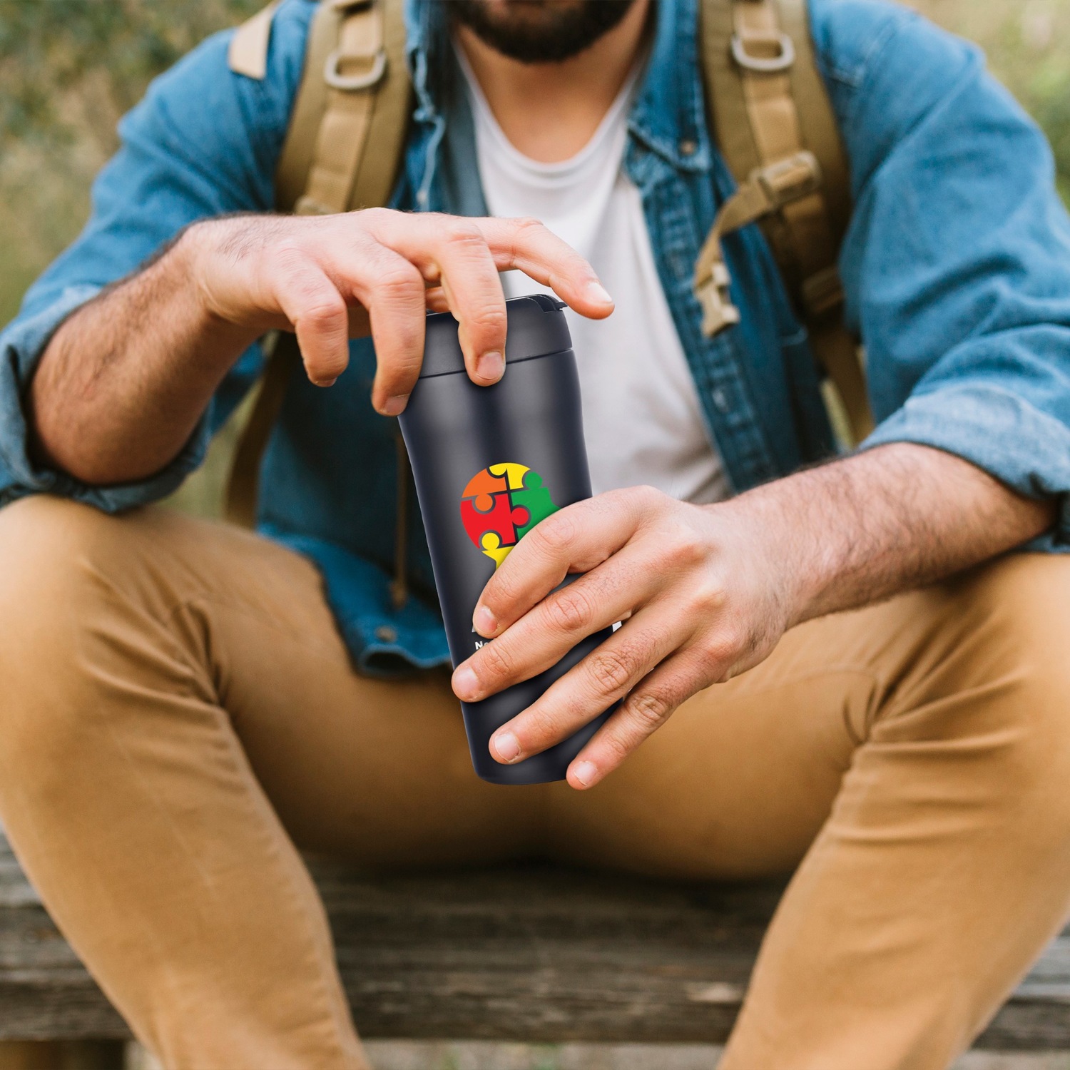 Whistler Dual Sipper 25 oz Stainless Steel Travel Tumbler 12