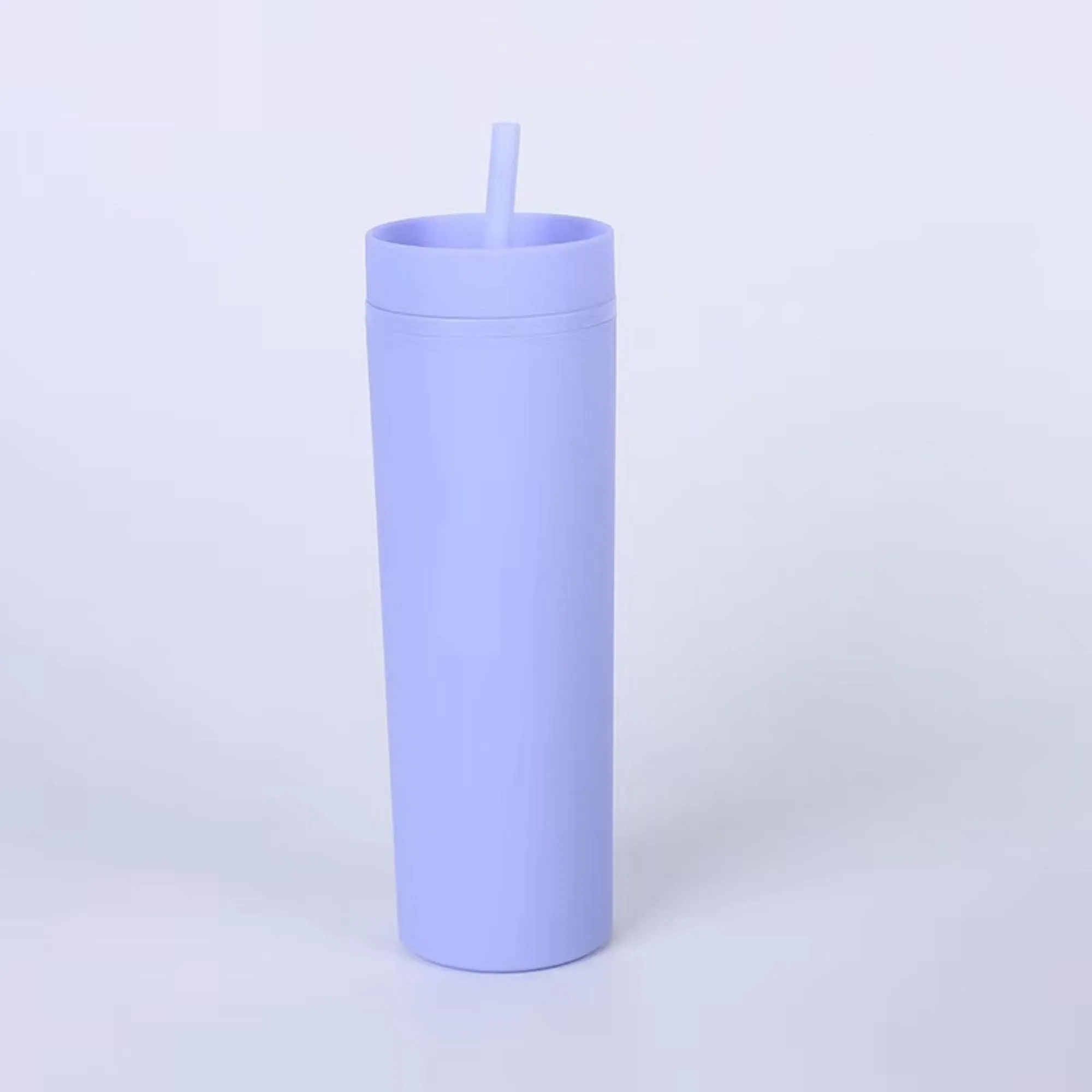 16oz Slim Tumblers With Straw 9