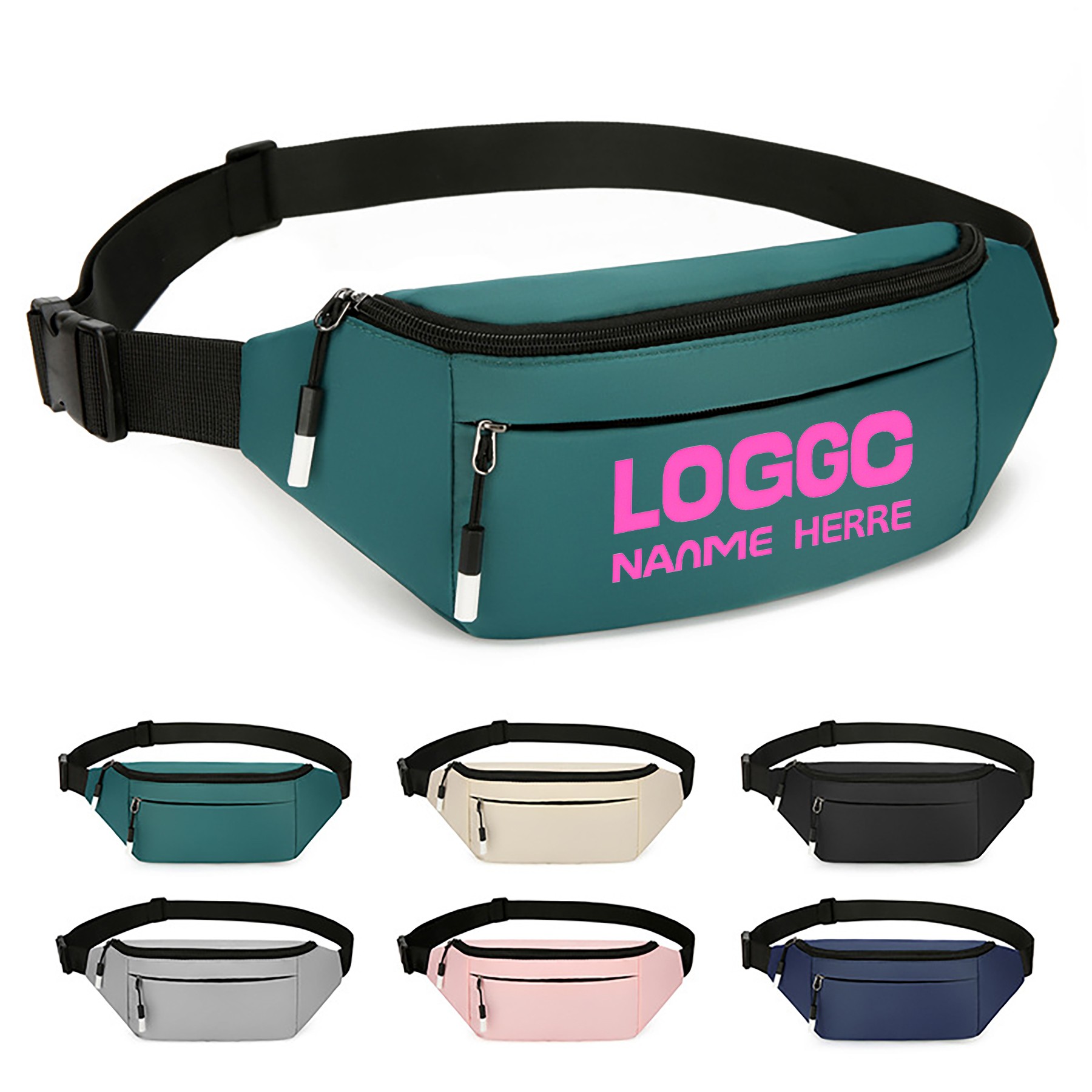Large Capacity Adjustable Cross Body Fanny Pack 8
