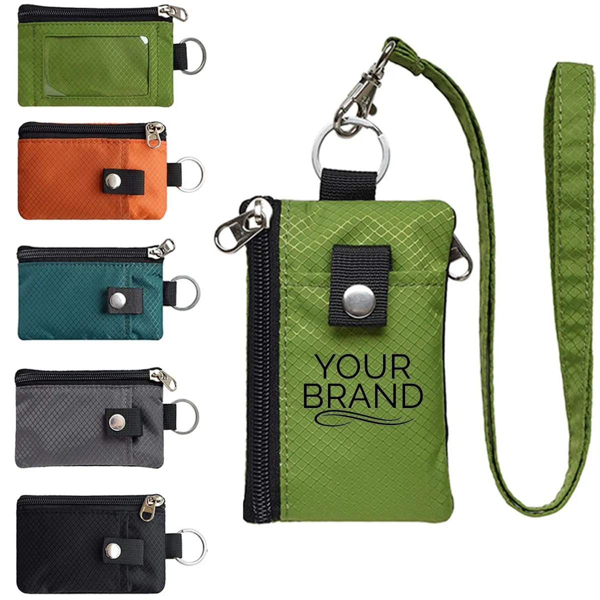 RFID Blocking Small Wallet with ID Window 5