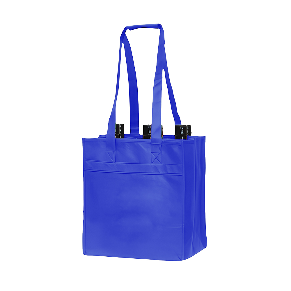 Tuscany Wine Bag - 4 Bottles Tote With Pocket 10