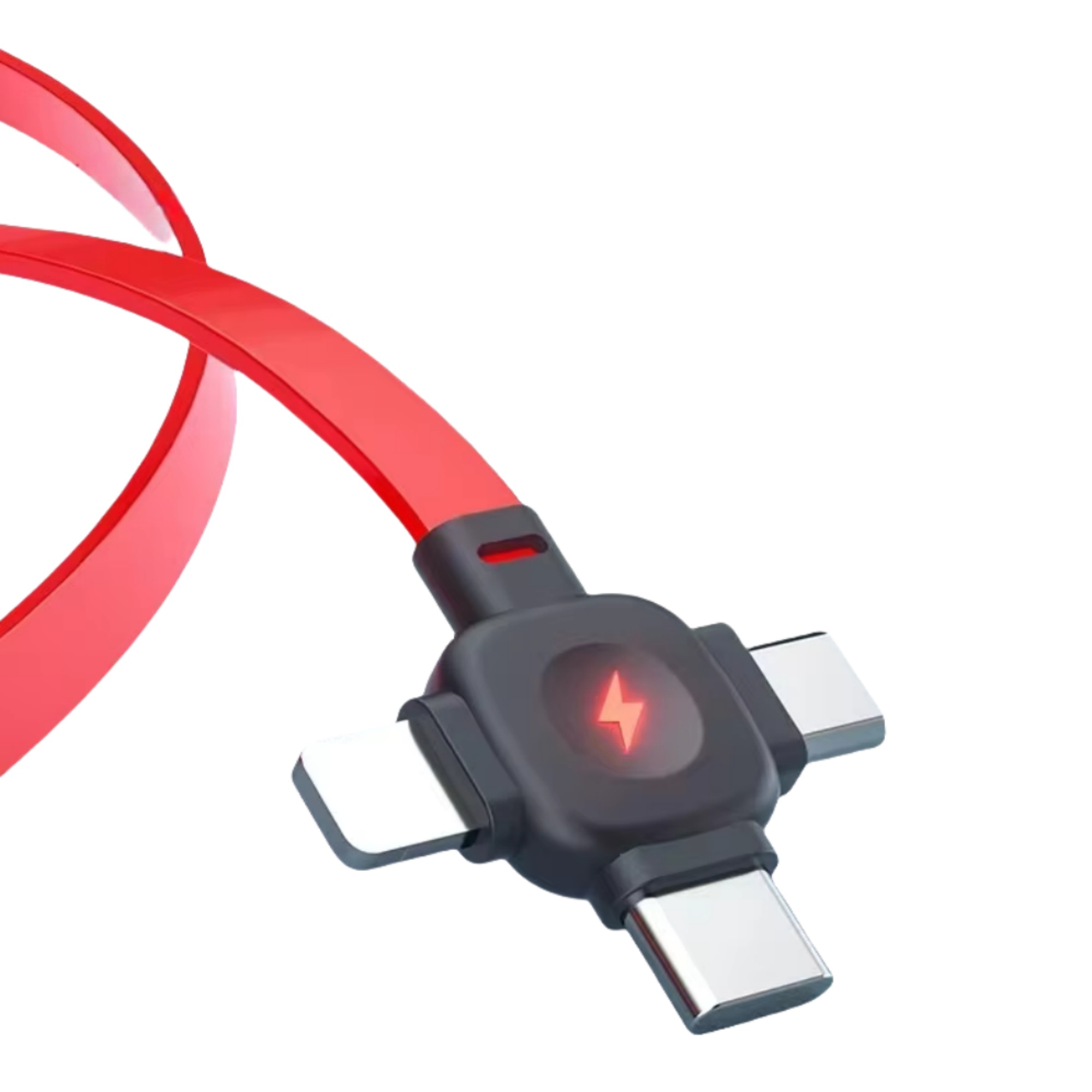 Retractable USB 3 in 1 Charging Cable with Phone Stand 3
