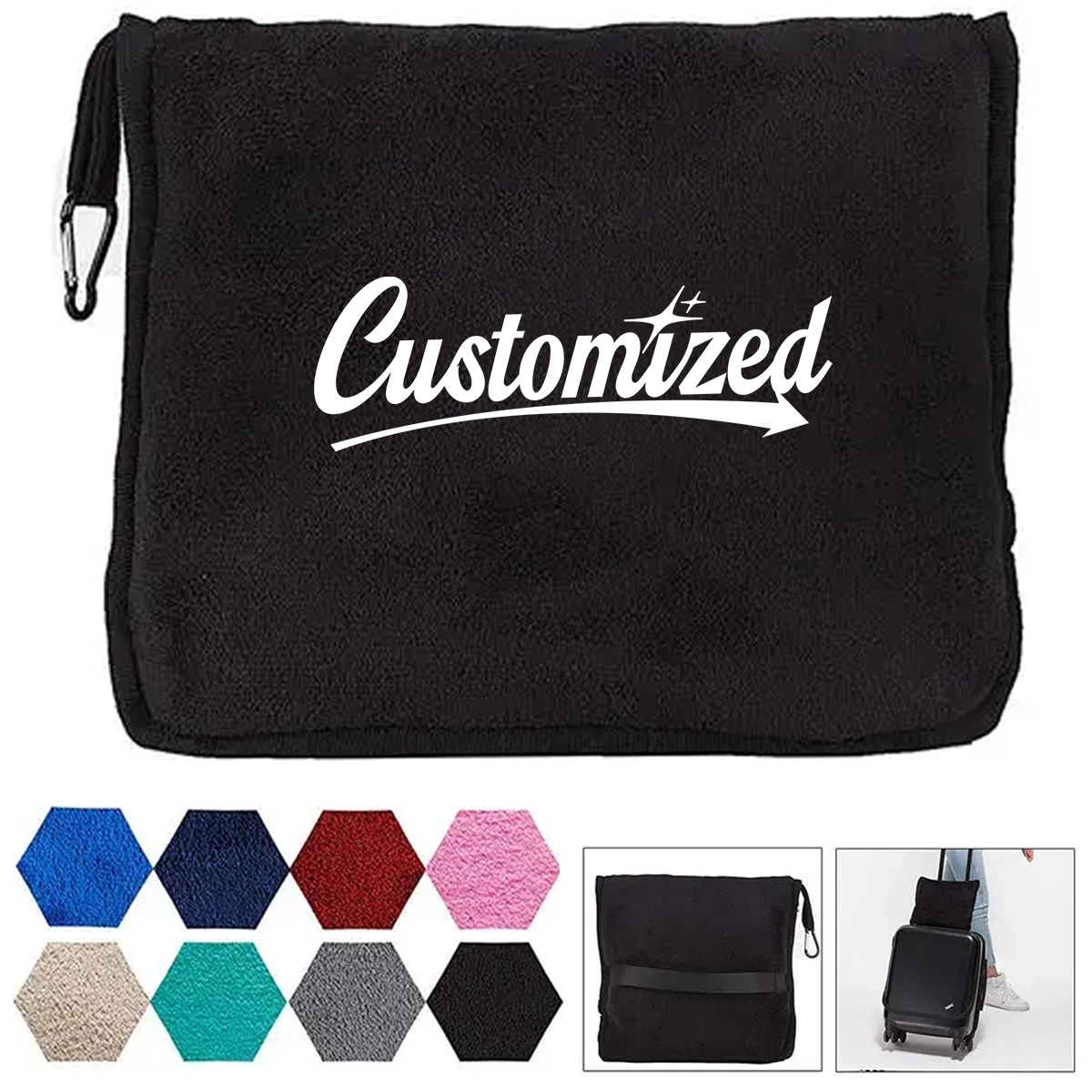 Soft Foldable Travel Blanket Pillow 5