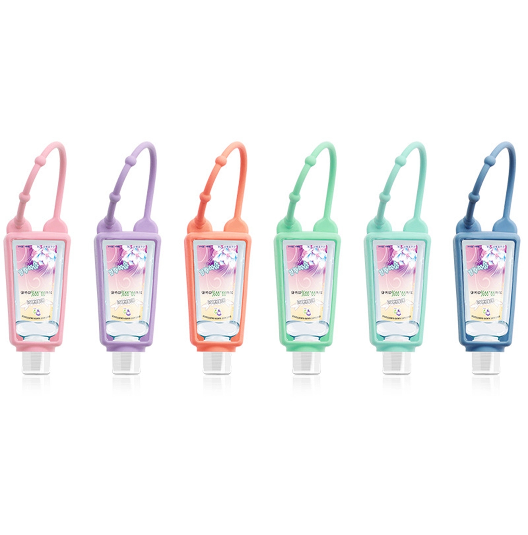 Two-sided Ventilated 30ml Silicone Case for Sanitizer 1