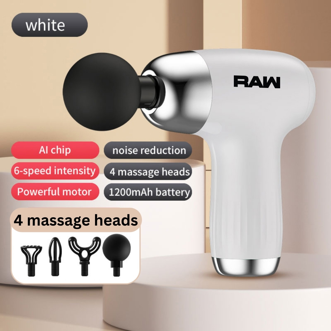 Verdure Massage Gun with 6 Speeds, Fast Charging, and 4 Attachments in a Zip Bag 7
