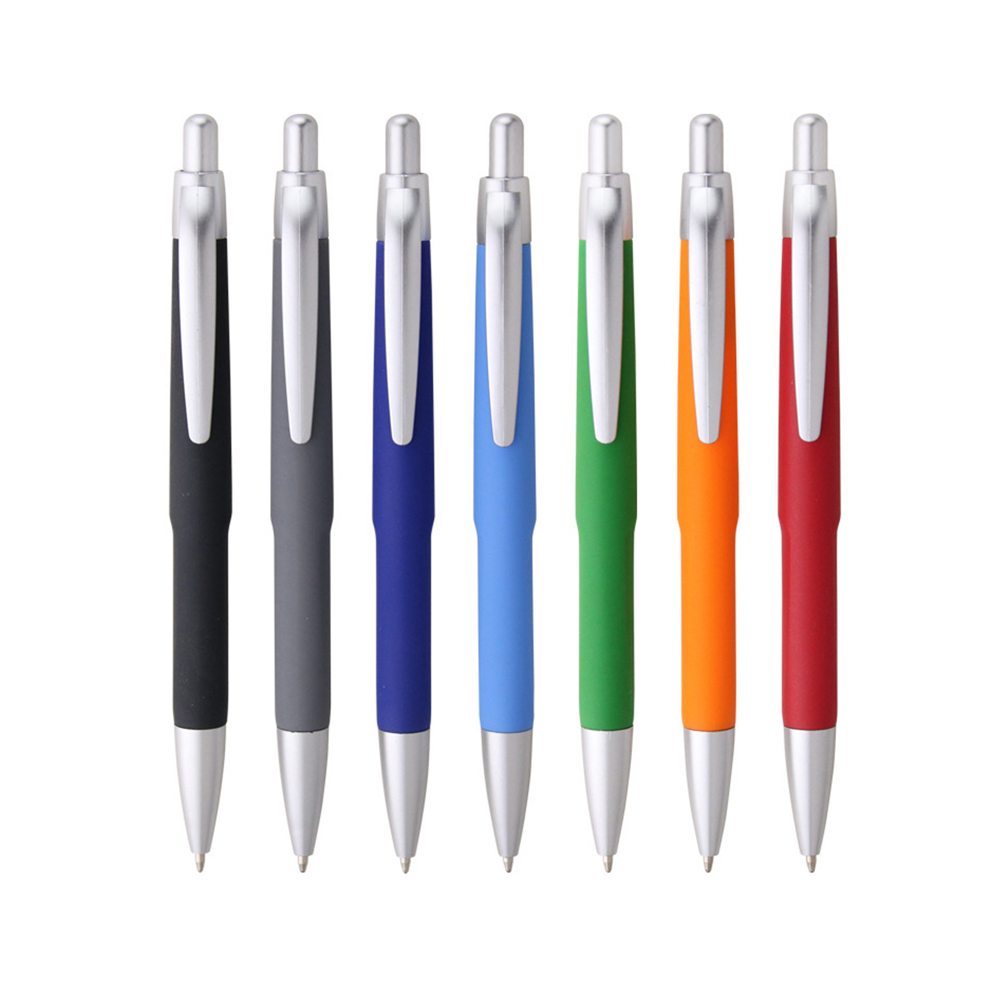 Soft Touch Matte Ballpoint Pen with Logo 2