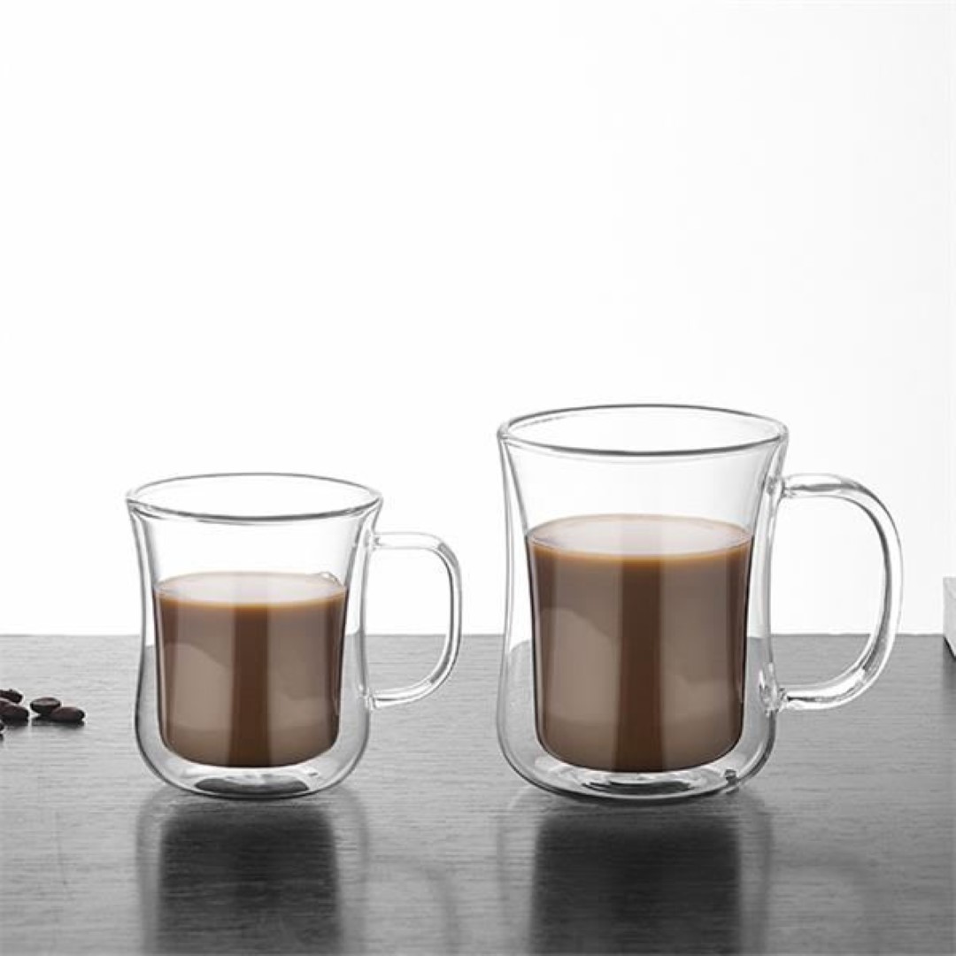 Double Wall Espresso Glass Coffee Cups 3