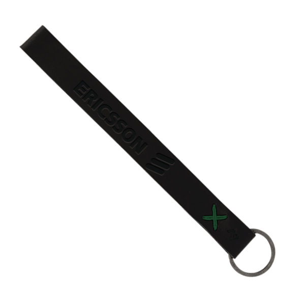 Hayward Leather Wrist Keychain with Metal Split-Ring 25