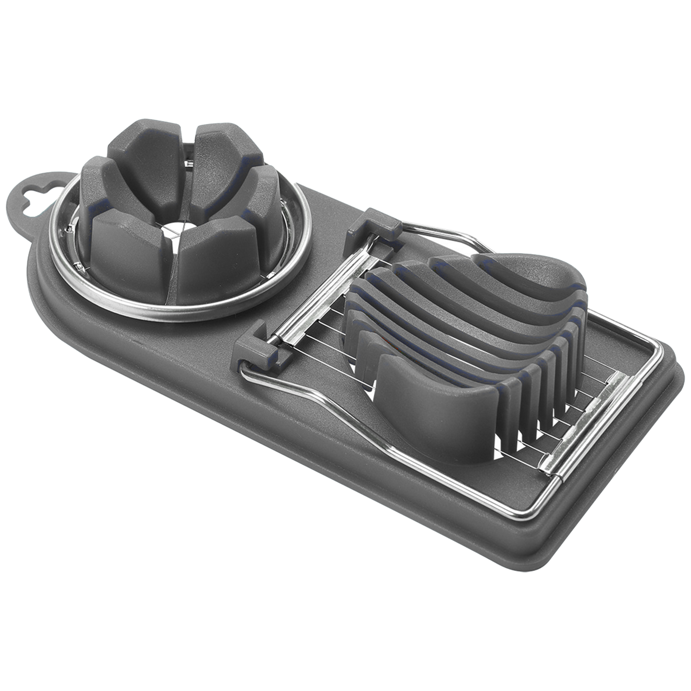 Stainless Steel 2-In-1 Multifunctional Egg Slicer 4