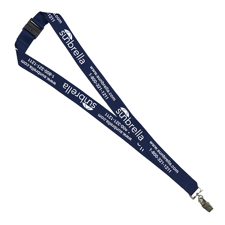 "Palmer" 1" Silkscreen Lanyard with FREE Breakaway Safety Release 2