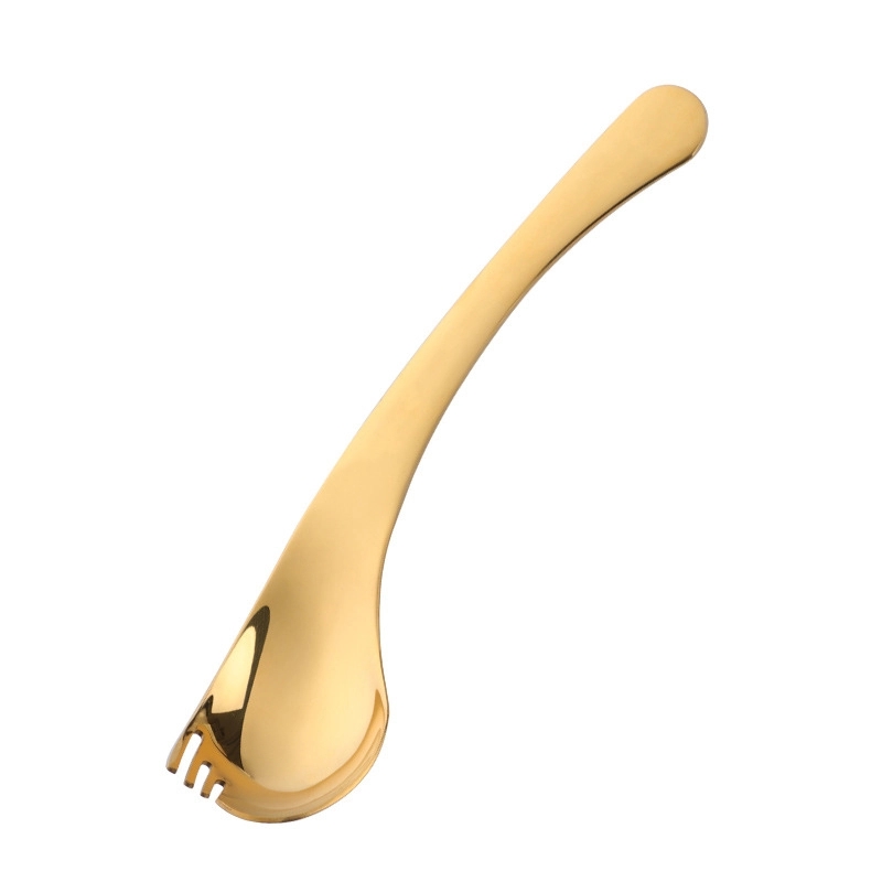 2 In 1 Bend Handle Spork Soup Tableware 19