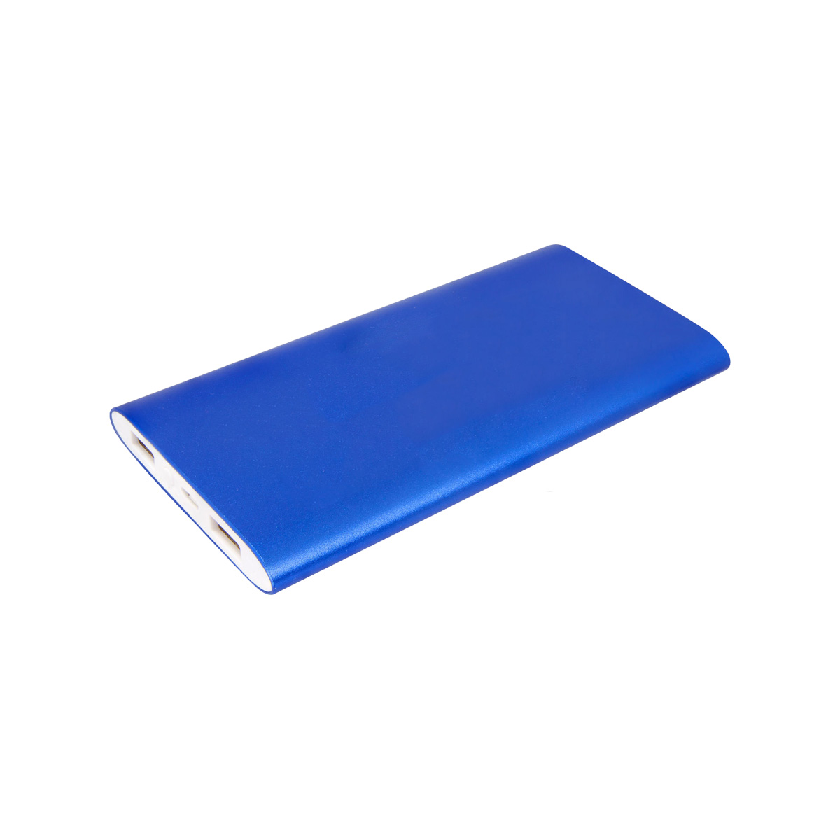 Blue 8000mAh Power Bank & Wireless Anodized Aluminum Charger w/USB Cord 5