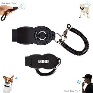 Whistle Pet Training Sound Clicker With Adjustable Band 13