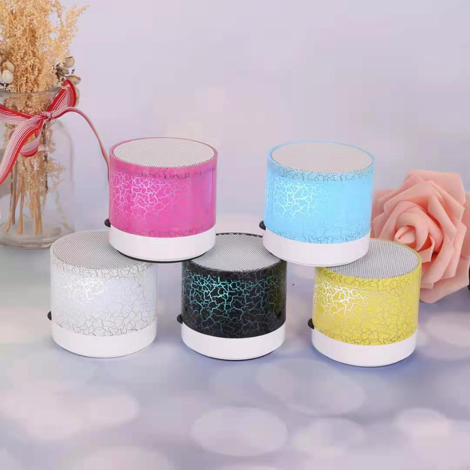 LED Metal Bluetooth Mini Speaker 5