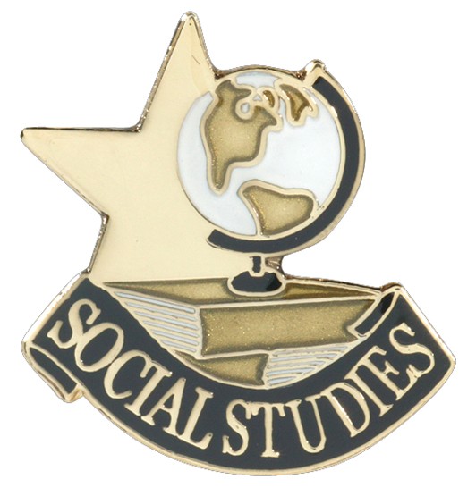 Social Studies Academic Achievement Pin 2