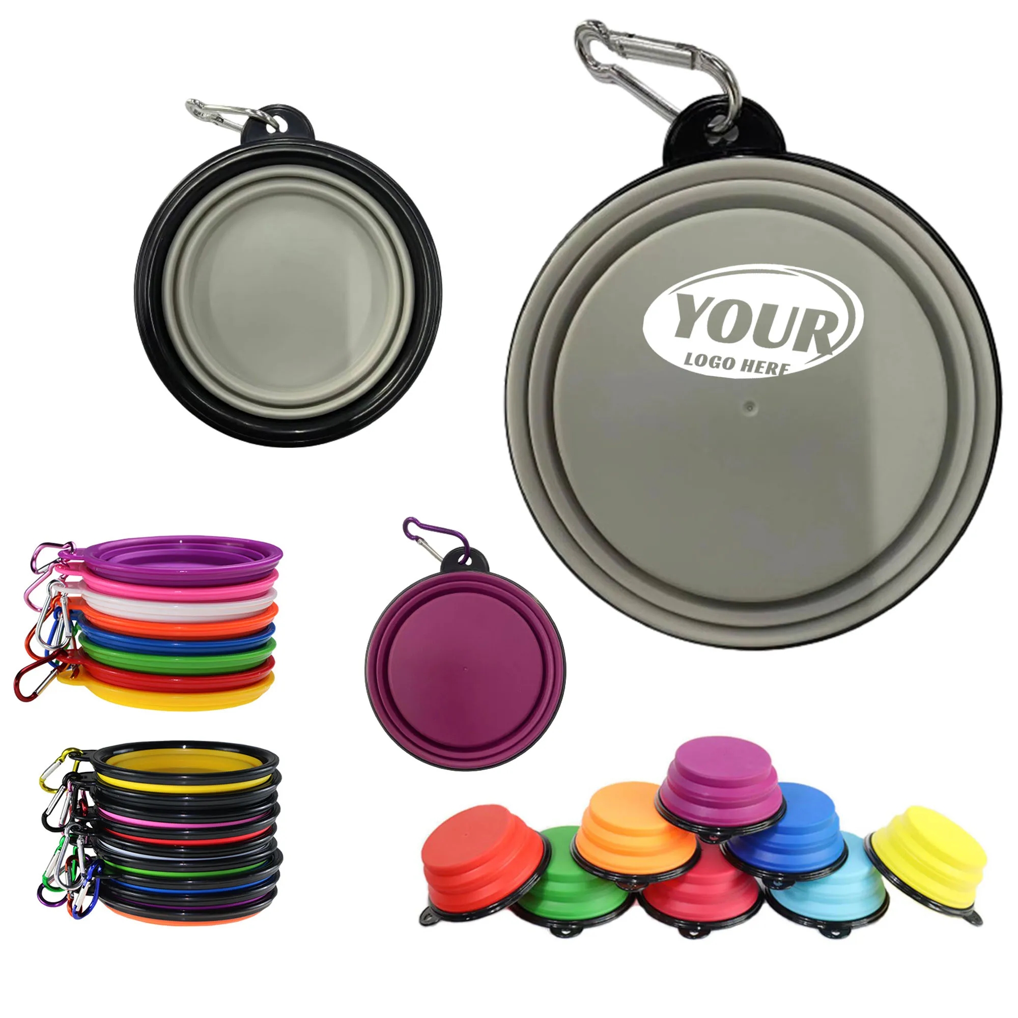 Collapsible TPE Pet Dog Bowl