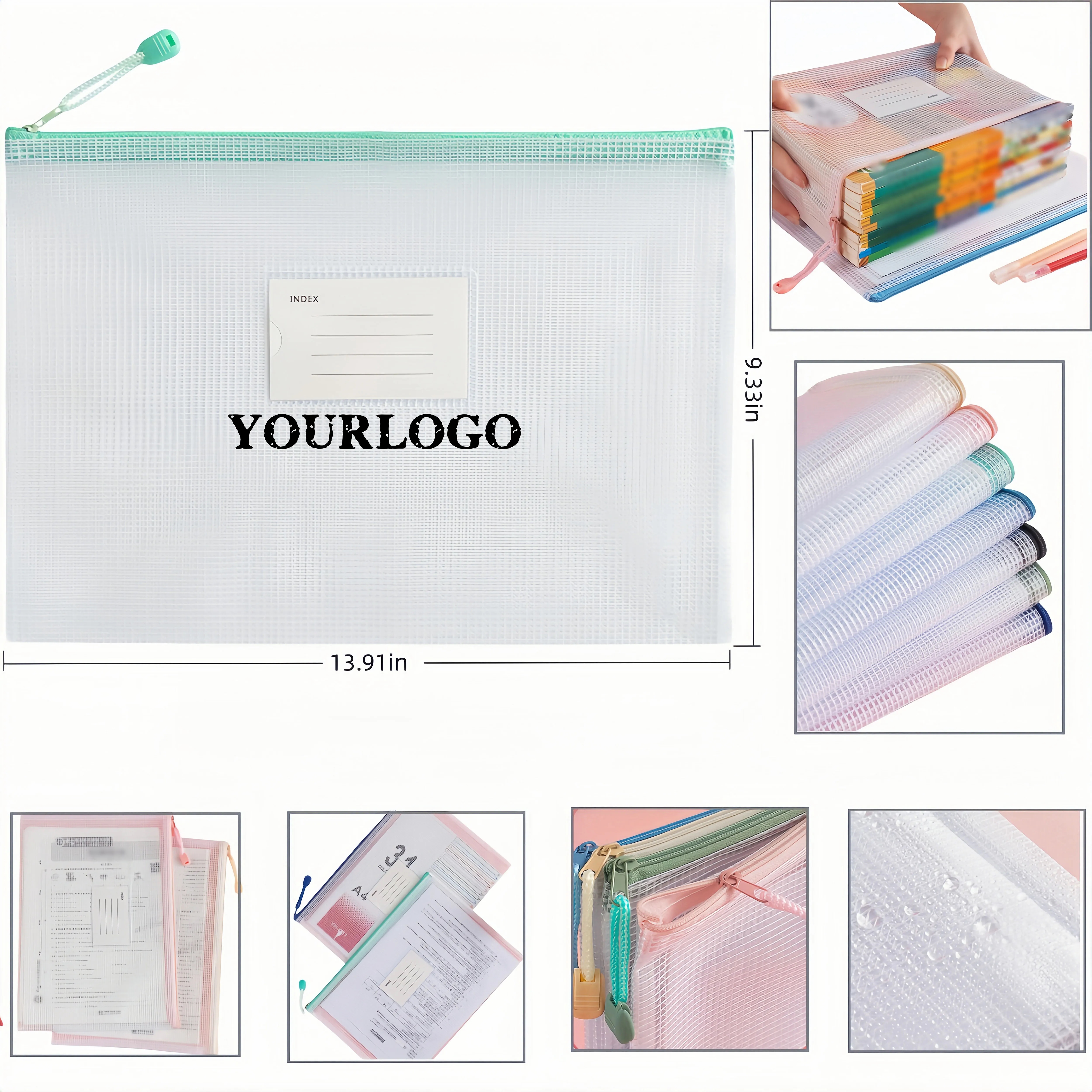 transparent document storage bag 2