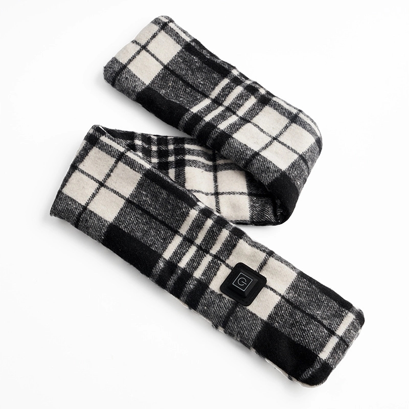 Warm Plaid Heated Scarf 6