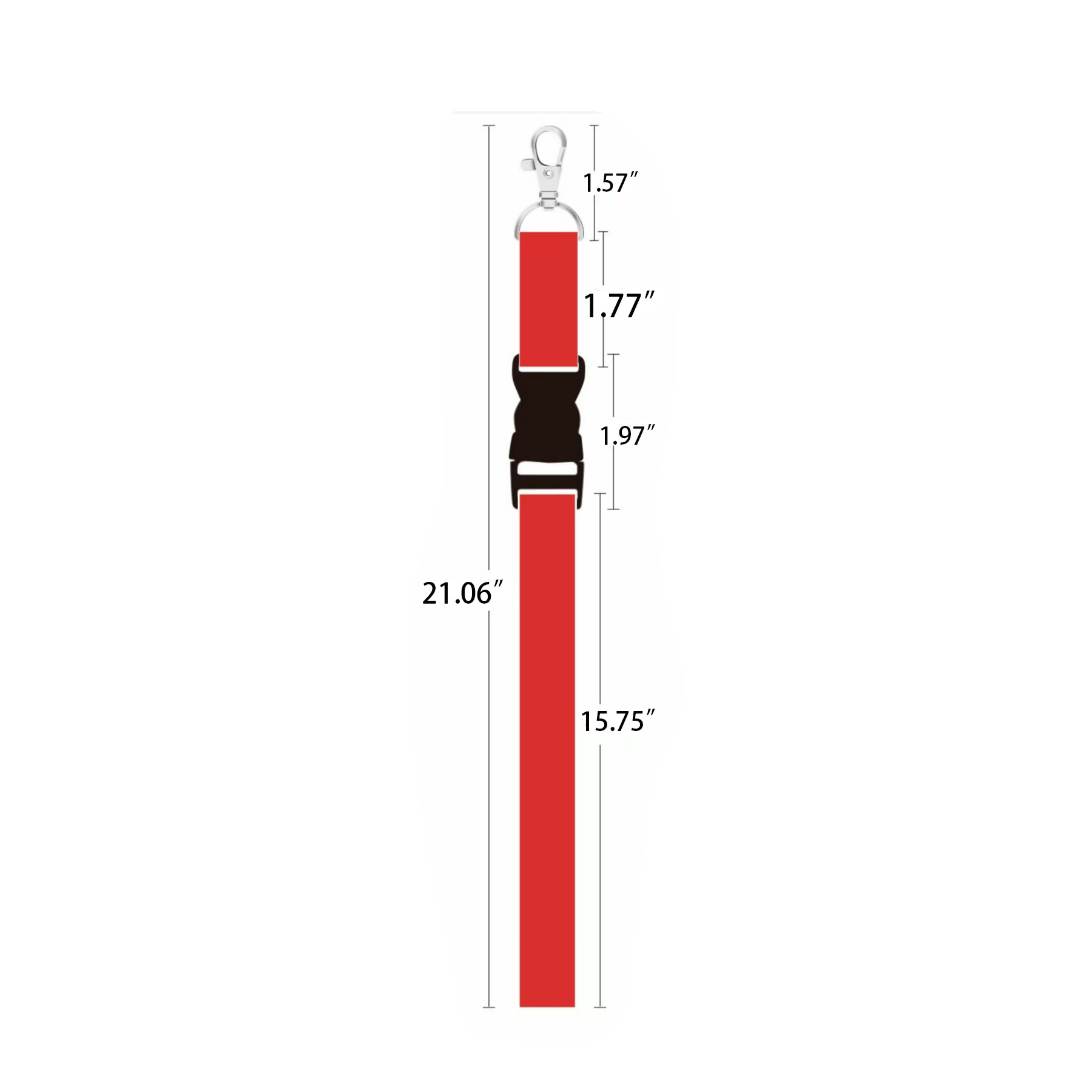 Work Badge Lanyard with Safety Breakaway Clasp 5