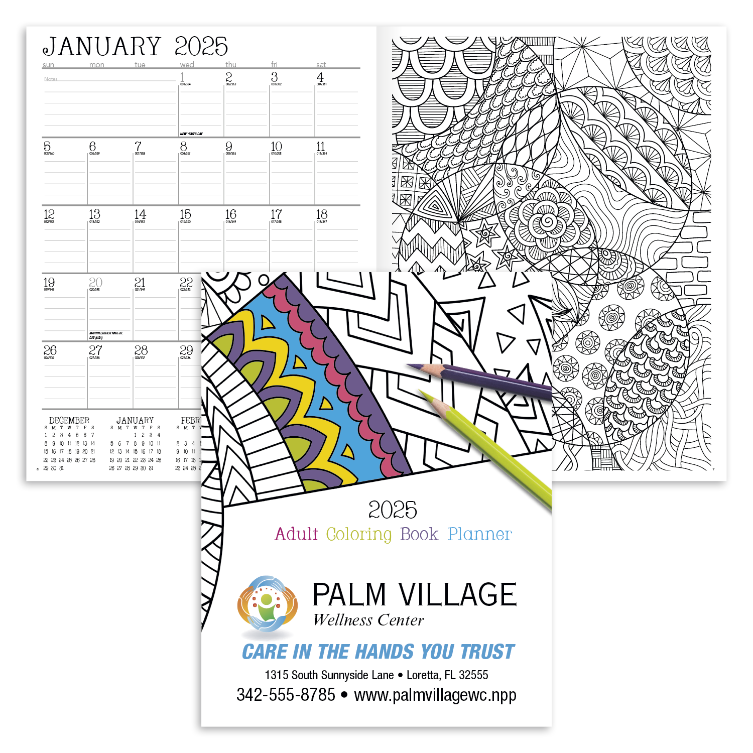 Good Value™ Adult Coloring Book Planner 11