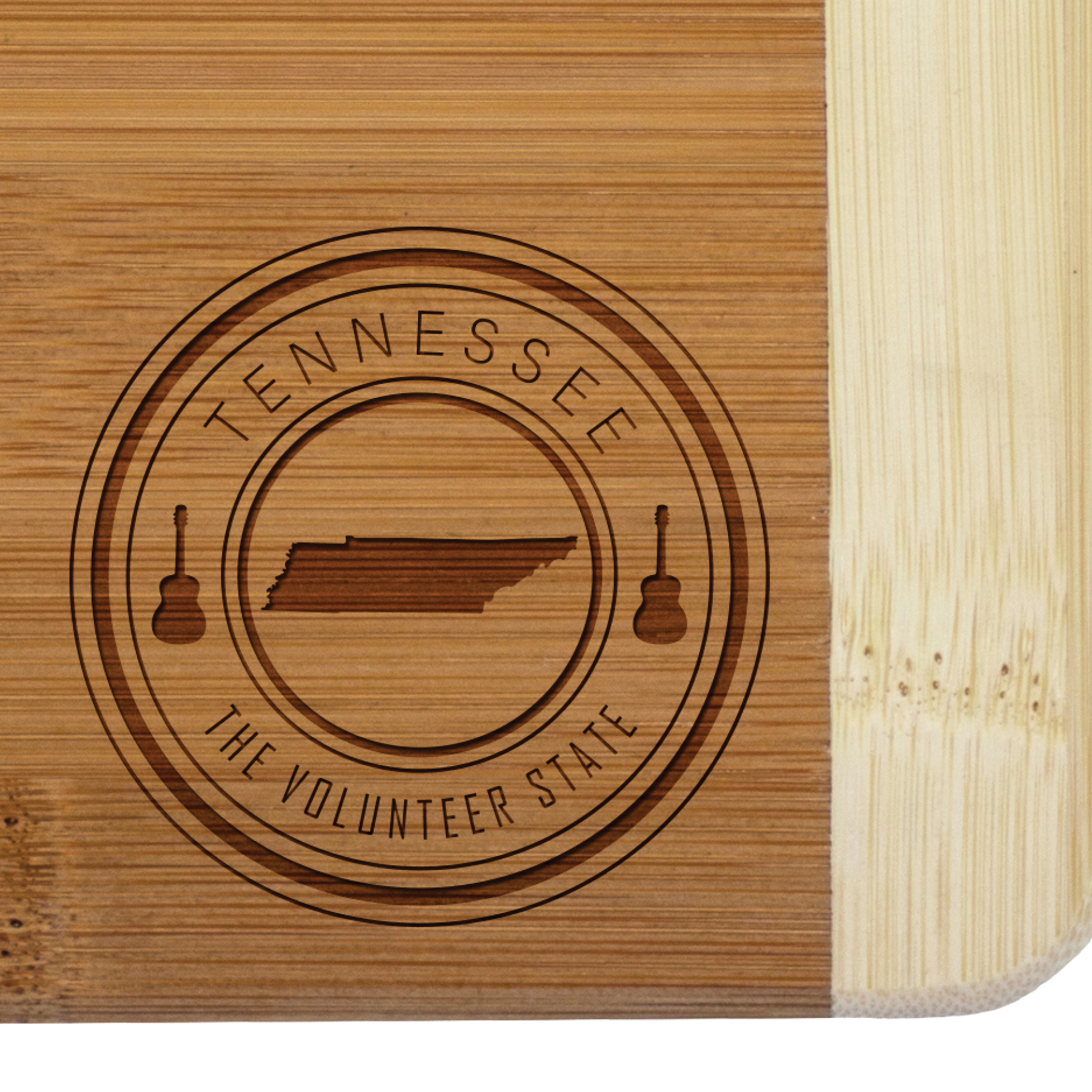 Tennessee State Stamp 2-Tone Bar Board 3