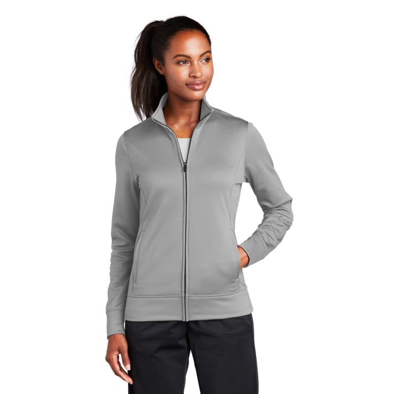 Sport-Tek Women's Sport-Wick Fleece Full-Zip Jacket. 12