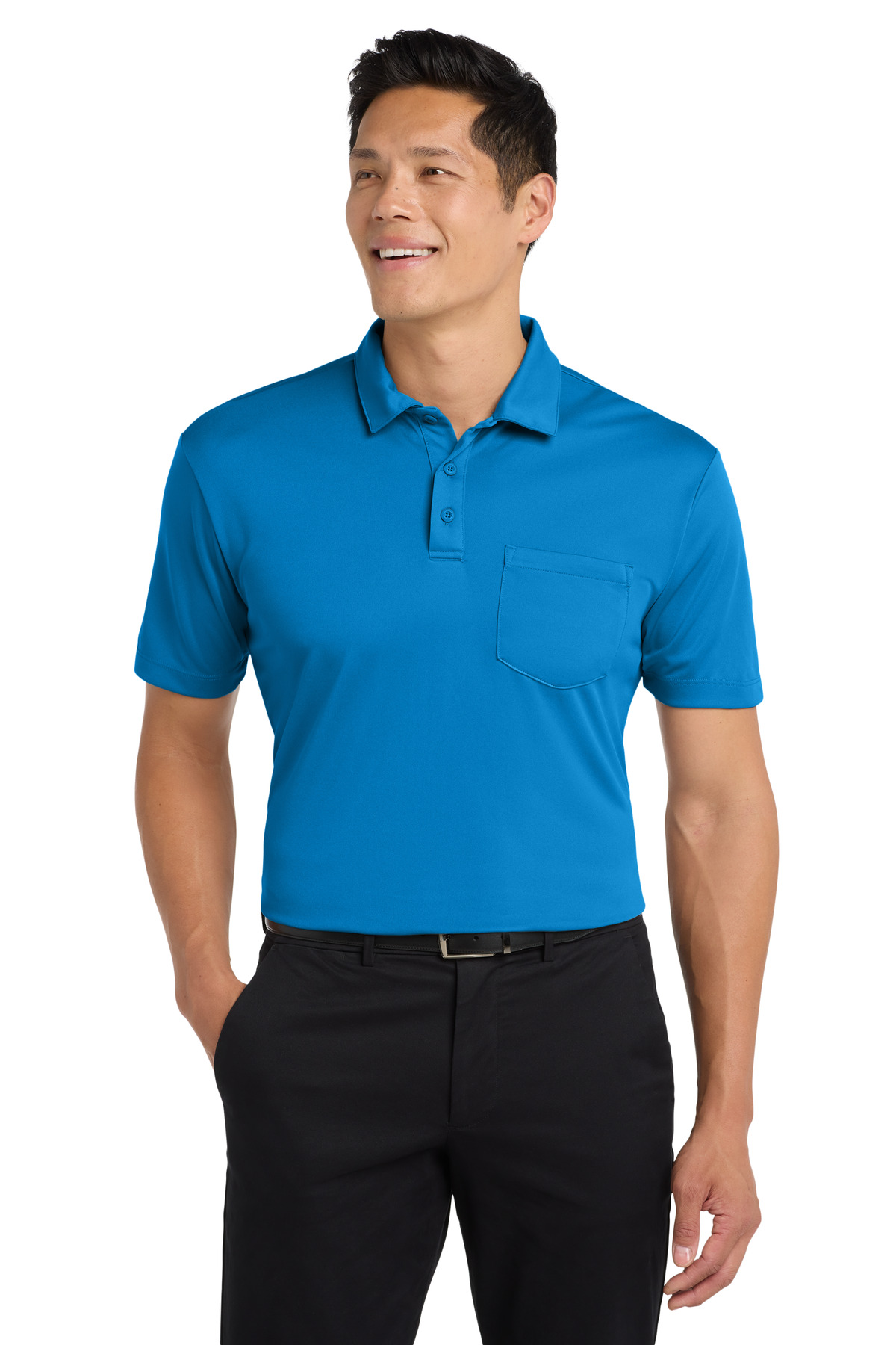 Port Authority Silk Touch Performance Pocket Polo. K540P 75