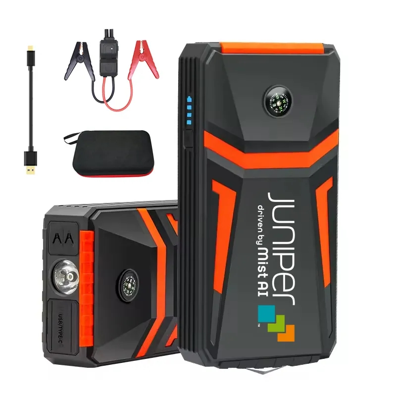 Emergency Car Jump Starter with Hummer,Compass & LED Light 5