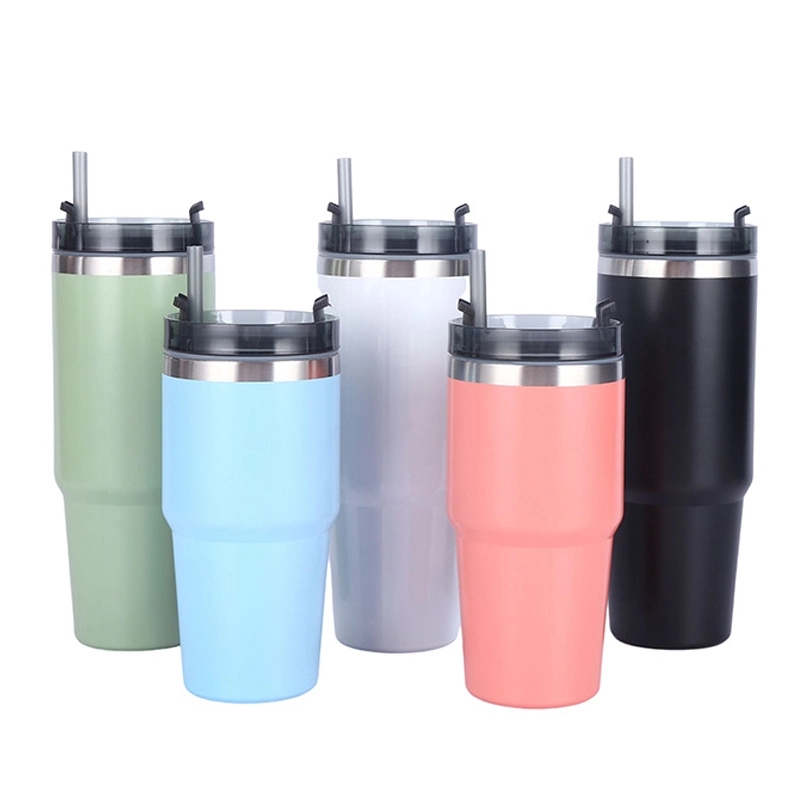 20 Oz 30Oz Insulated Tumbler With Lids And Straws 4