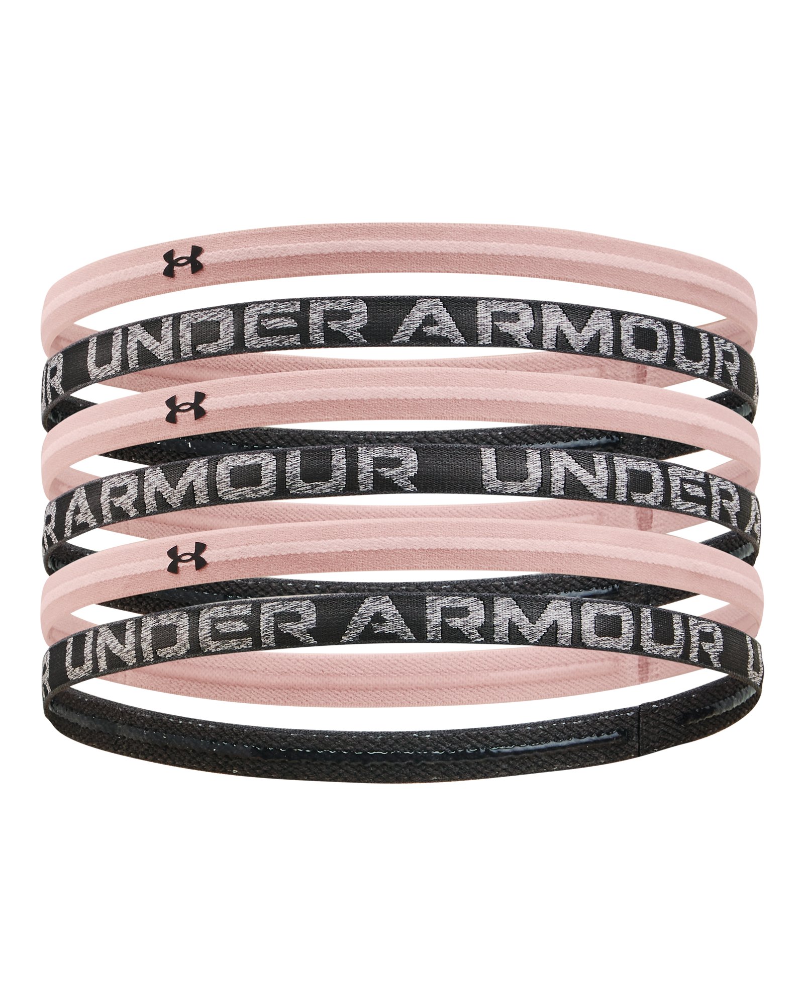 UA Heathered Mini Women's 6 Pack Headbands 10