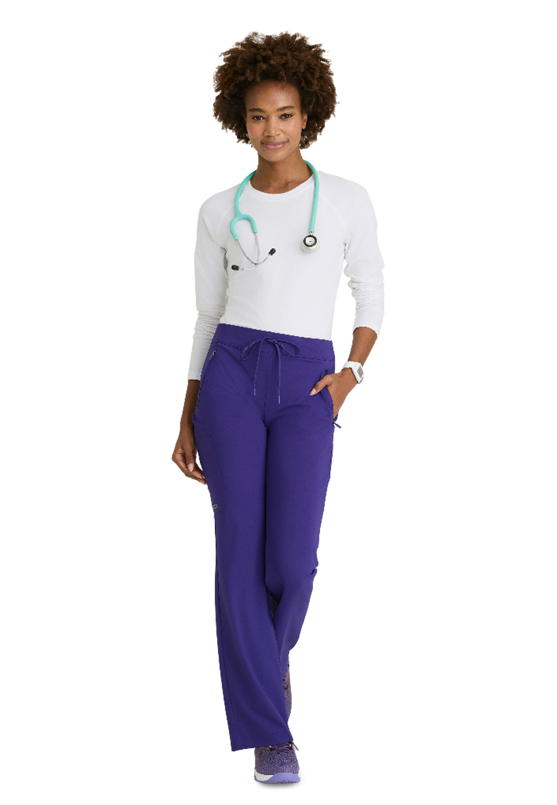 Skechers Slip-Ins - Women's Four-Pocket Fit & Flare Glide Scrub Pant 33