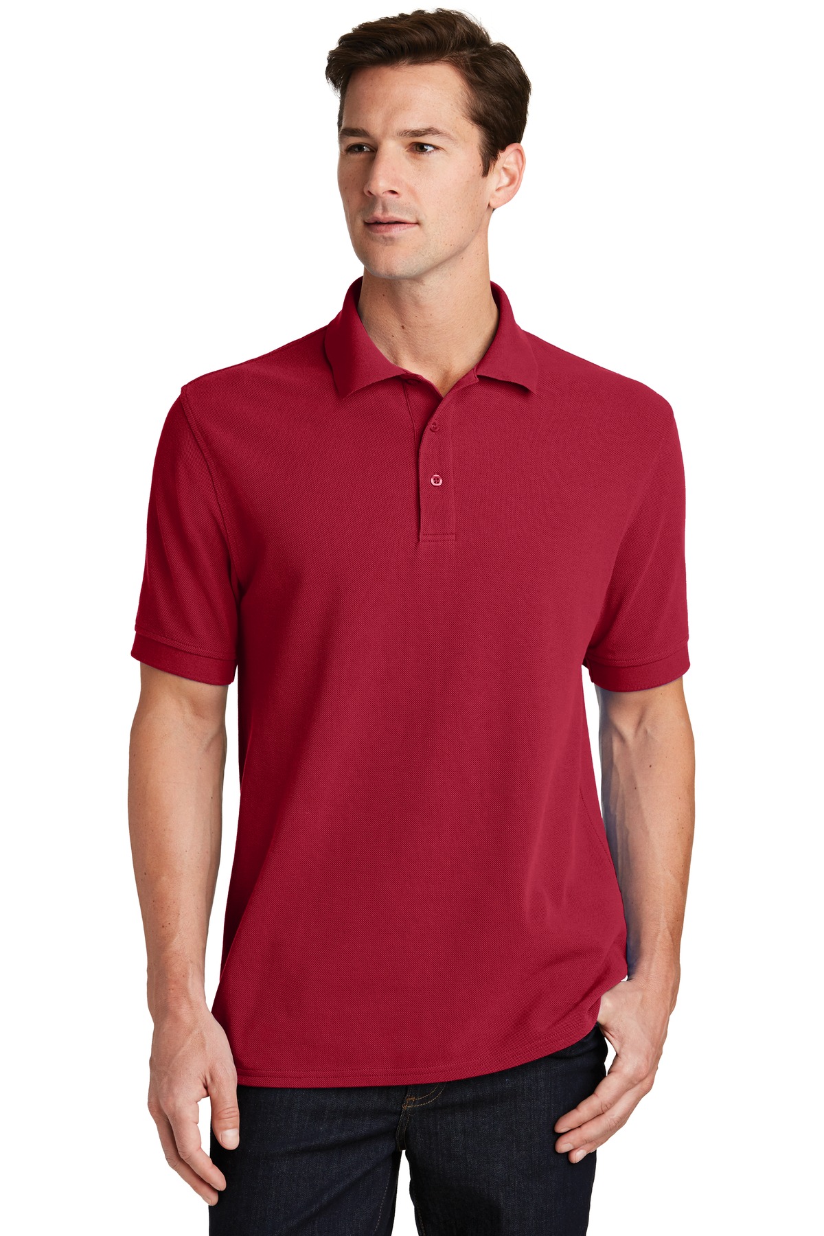 Port & Co Combed Ring Spun Pique Polo. KP1500 26