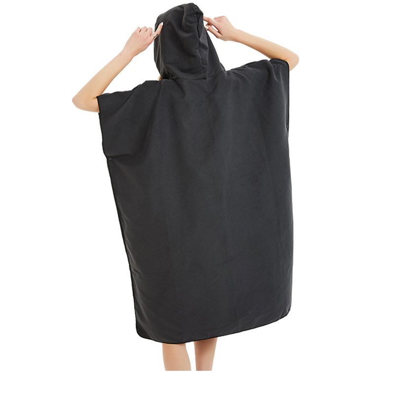 Microfiber Beach Changing Towel Robe w/Hood 12