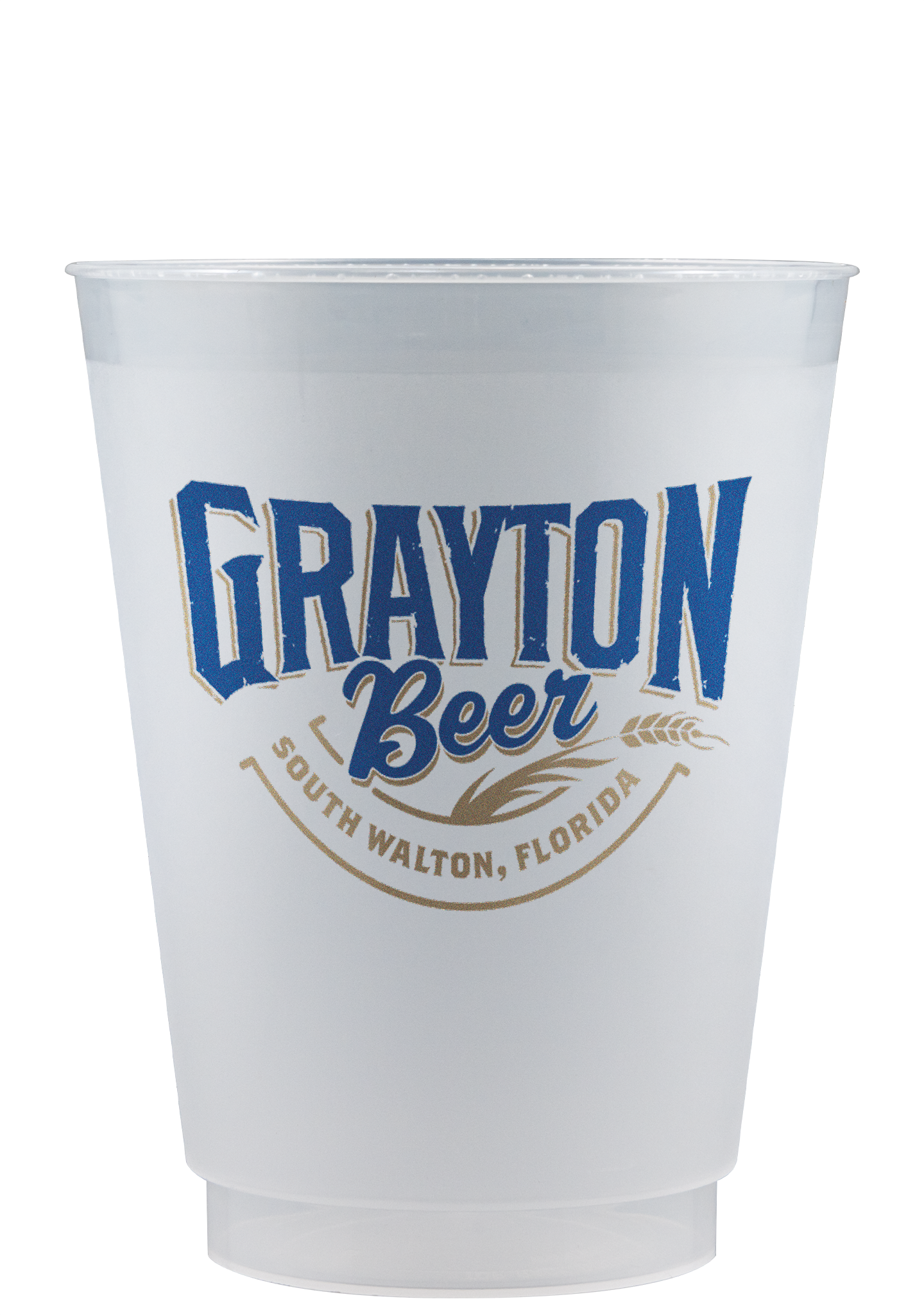 16 oz Frost-Flex Plastic Cup Frosted Hi-Speed Print 2