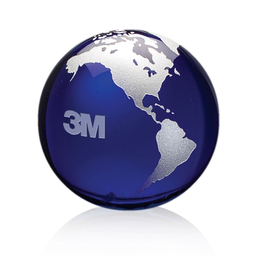 Globe Paperweight - Blue