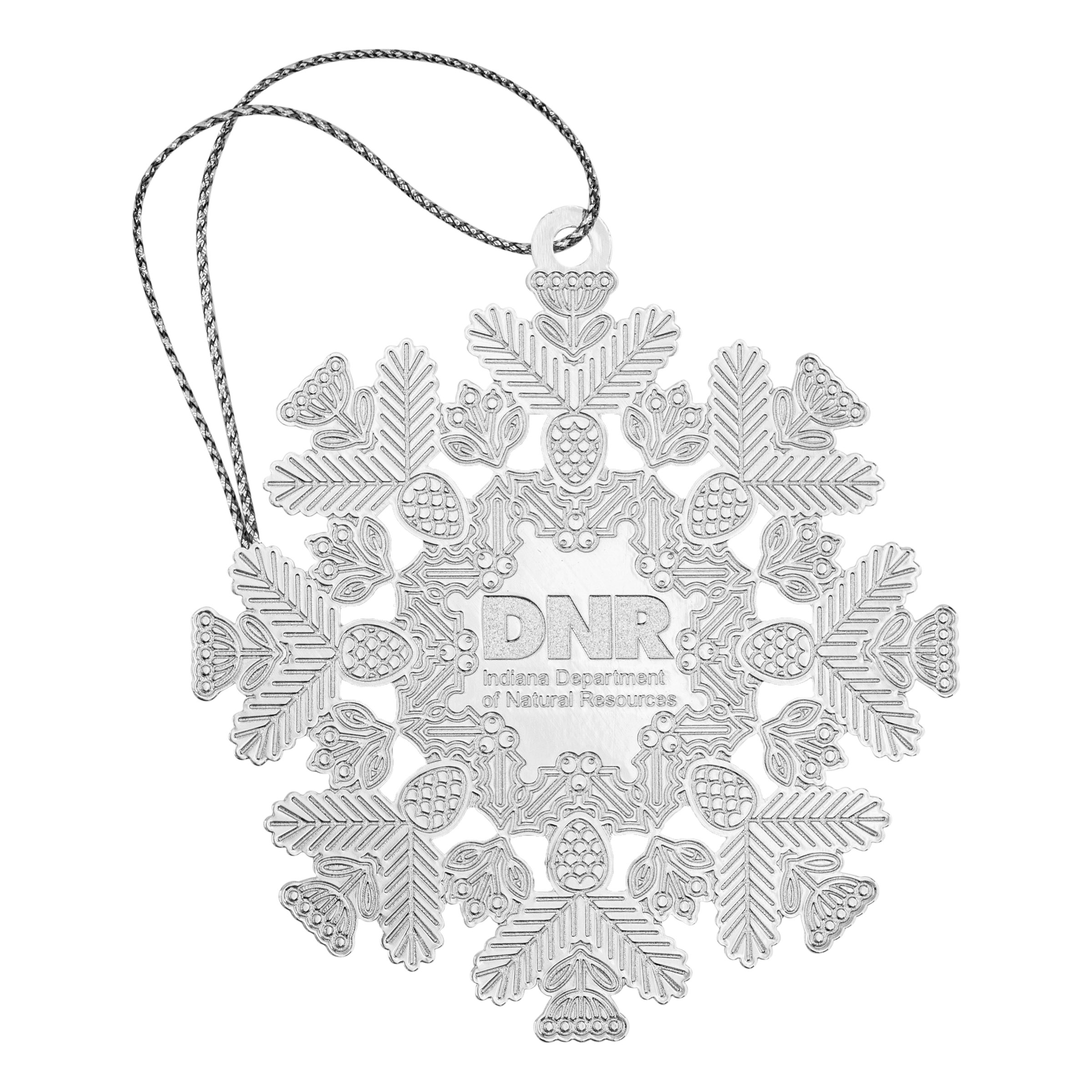Custom Etched Brass Holiday Ornaments 2" 5