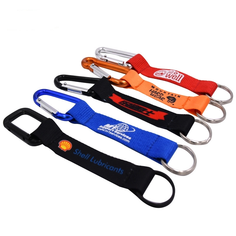 Carabiner Keychain with Polyester Strap 3