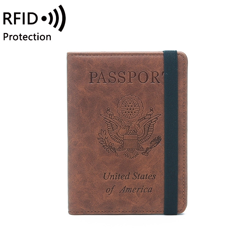 Rfid Blocking Travel Passport Holder Cover Slim Id Card Case 7